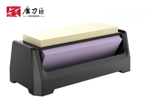 TAIDEA Fenőkő szett, 3 oldalú, #240/1000/3000 + állvány + élszögtartó + tisztítókő