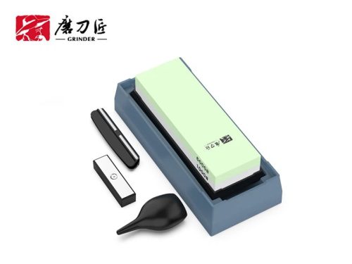 TAIDEA Fenőkő szett, #1000/6000 + állvány + élszögtartó + gyémánt tisztító + vízcseppentő