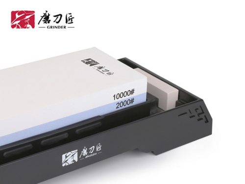 TAIDEA Fenőkő szett, #2000/10000 (JIS) + állvány + élszögtartó + tisztítókő + vízcseppentő