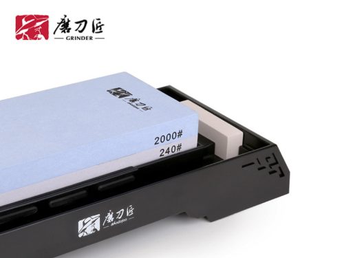 TAIDEA Fenőkő szett, #240/2000 (JIS) + állvány + élszögtartó + tisztítókő + vízcseppentő