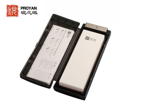 TAIDEA Fenőkő szett, #1000/300 + állvány (tárolódoboz) + gyémánt tisztító