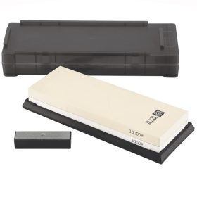   TAIDEA Fenőkő szett, #3000/10000 + állvány (tárolódoboz) + gyémánt tisztító