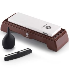   TAIDEA Fenőkő szett, #3000/10000 + állvány + élszögtartó + vízcseppentő