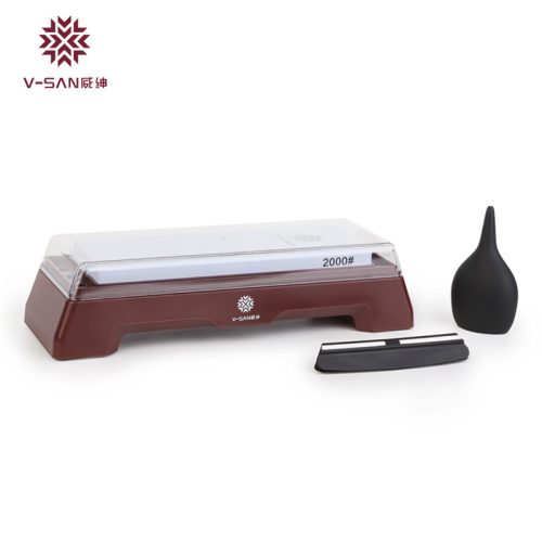 TAIDEA Fenőkő szett, #2000/6000 + állvány + élszögtartó + vízcseppentő