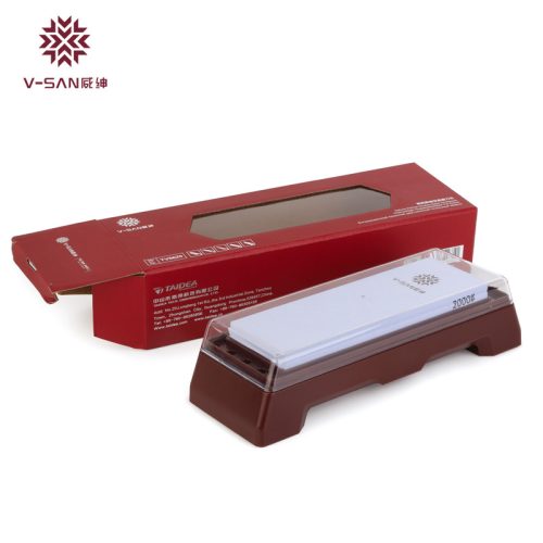 TAIDEA Fenőkő szett, #2000/6000 + állvány + élszögtartó + vízcseppentő