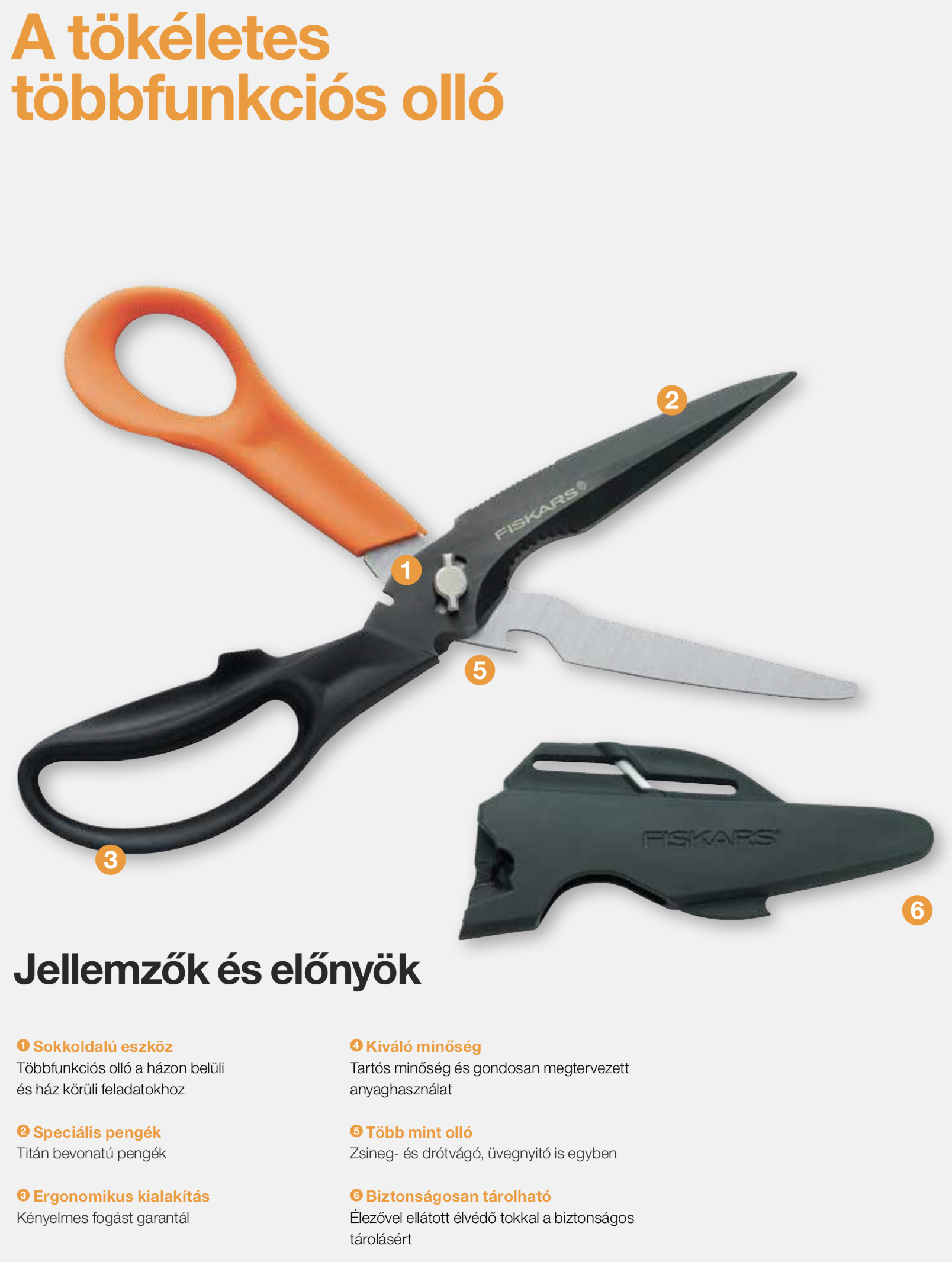 Cust+More többfunkciós olló